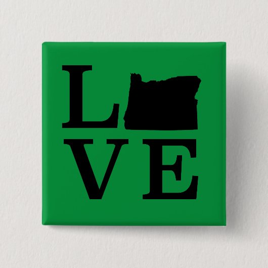 Oregon LIEBE Black Button (Vorderseite)