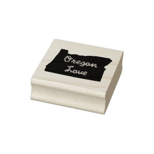 Oregon LIEBE Rope Black Gummistempel