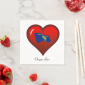 Oregon Liebe Serviette (Beispiel)