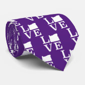 Oregon LIEBE Staat White Krawatte (Gerollt)