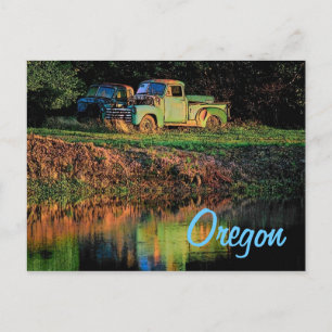 Oregon Lieferwagen Postcard Postkarte