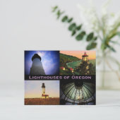 Oregon Lighthouses Postcard Postkarte (Stehend Vorderseite)