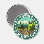 Oregon Magnet (Vorderseite/Rückseite)
