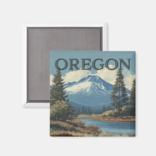 Oregon Magnet (Vorderseite/Rückseite)