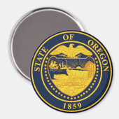 Oregon Magnet (Vorderseite/Rückseite)