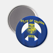 Oregon Magnet (Vorderseite/Rückseite)
