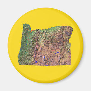 Oregon Map Magnet