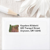 Oregon Map Rücksendeadresse (Insitu)