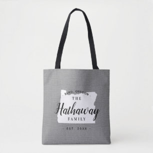 Oregon Monogram Staat Tote Bag Tasche