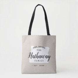 Oregon Monogram Staat Tote Bag Tasche