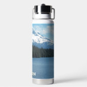 Oregon Monte Hood und Seenlandschaft Trinkflasche (Hinten)