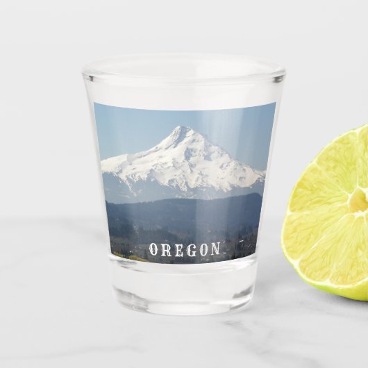 Oregon Mount Hood Landschaft Schnapsglas (Vorderseite)