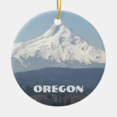 Oregon Mount Hood Mountain Urlaub Keramikornament (Vorne)