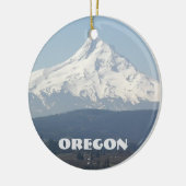 Oregon Mount Hood Mountain Urlaub Keramikornament (Links)