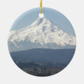 Oregon Mount Hood Mountain Urlaub Keramikornament (Hinten)