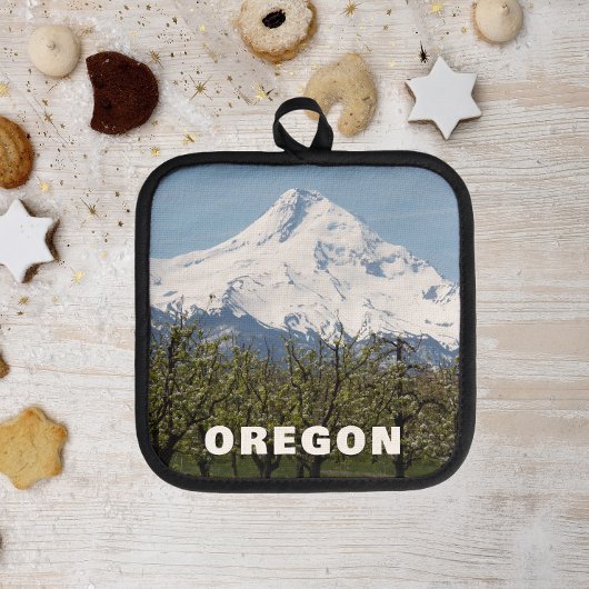 Oregon Mount Hood und Orchards Topflappen