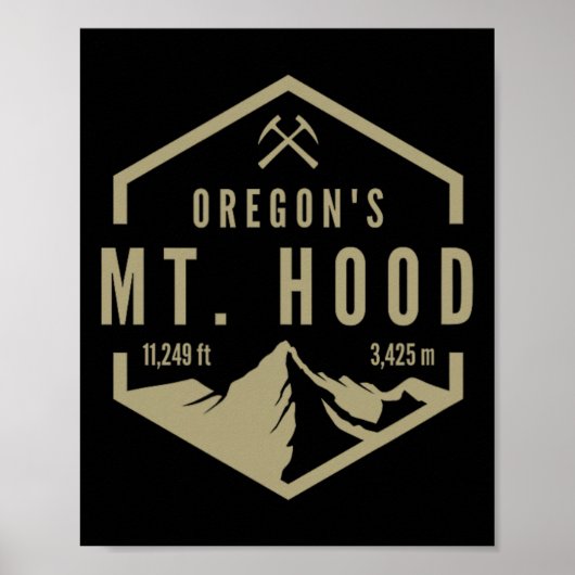 Oregon Mountain Mt. Hood Poster (Vorne)