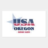 Oregon My Zuhause Staat Sticker (Vorderseite)