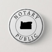 Oregon Notary Public Button (Vorderseite)