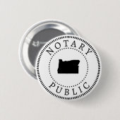 Oregon Notary Public Button (Vorne & Hinten)