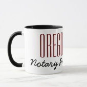 Oregon Notary Public Poised Pen Tasse (Links)