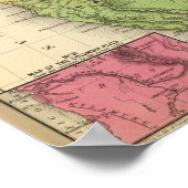 Oregon, Oberkalifornien Poster (Ecke)