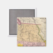 Oregon, Oberkalifornien und New Mexico Magnet (Vorderseite/Rückseite)