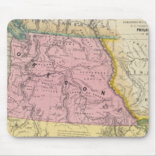 Oregon, Oberkalifornien und New Mexico Mousepad
