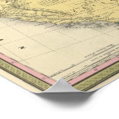 Oregon, Oberkalifornien und New Mexico Poster (Ecke)