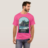 Oregon (oder) Staat der USA T-Shirt (Vorne ganz)