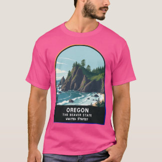 Oregon (oder) Staat der USA T-Shirt