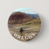 Oregon Painted Hills Landschaft Button (Vorderseite)