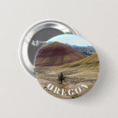 Oregon Painted Hills Landschaft Button (Vorne & Hinten)