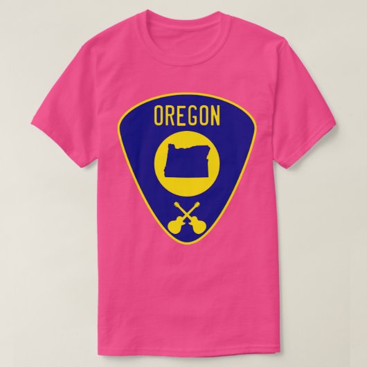 Oregon Plektrum T-Shirt (Design vorne)