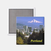 Oregon Portland-Magnet Magnet (Vorderseite/Rückseite)