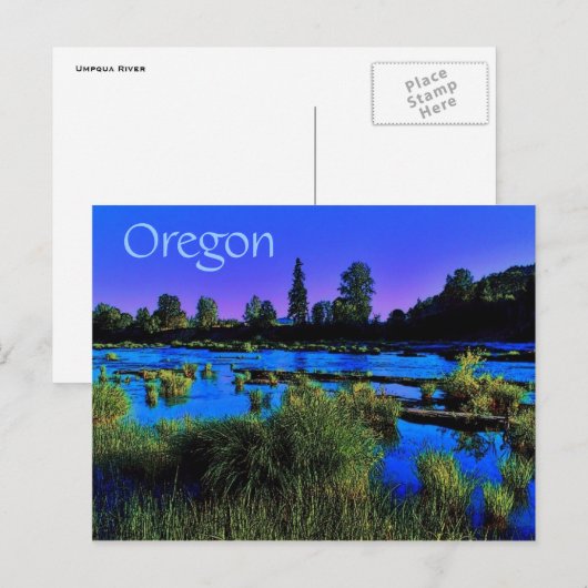 Oregon Postcard Postkarte (Vorne/Hinten)