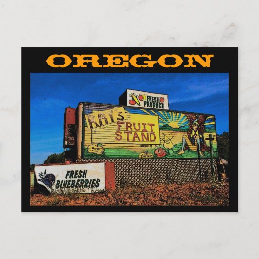Oregon Postcard Postkarte (Vorderseite)