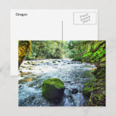 Oregon Postkarte (Vorne/Hinten)
