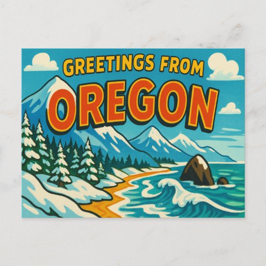 OREGON Postkarte (Vorderseite)