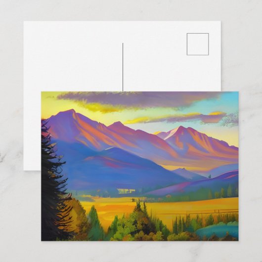 Oregon Postkarte (Vorne/Hinten)