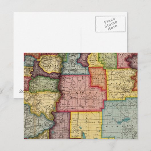 Oregon Postkarte (Vorne/Hinten)