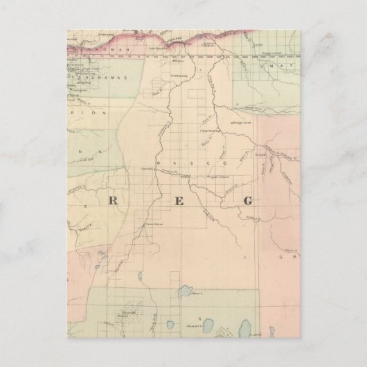 Oregon Postkarte (Vorderseite)