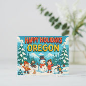 OREGON Postkarte (Stehend Vorderseite)
