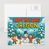 OREGON Postkarte (Vorne/Hinten)