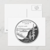 Oregon Postkarte (Vorne/Hinten)