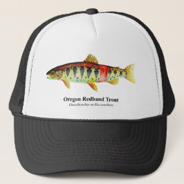 Oregon Redband Trout; Truckerkappe