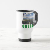 Oregon-Reise-Tasse - linkshändig Reisebecher (VorderseiteRechts)