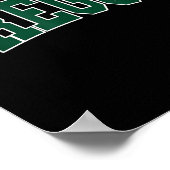 Oregon - Retro-Design - Clic Poster (Ecke)