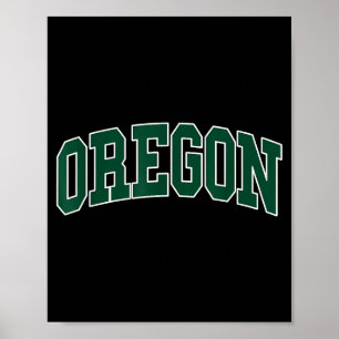 Oregon - Retro-Design - Clic Poster