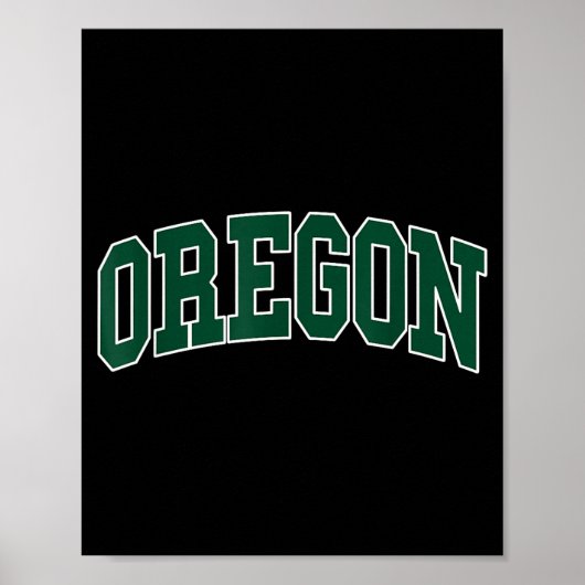 Oregon - Retro-Design - Clic Poster (Vorne)
